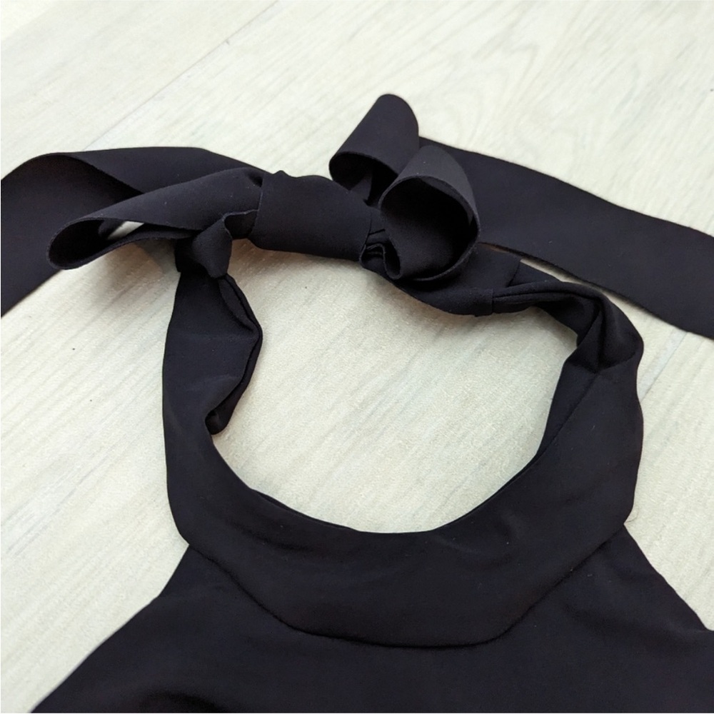 Zimmermann Halter One Piece Swimsuit in Noir - Picture 10 of 16